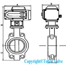 Wafer Type Double Eccentric Butterfly Valve поставщик